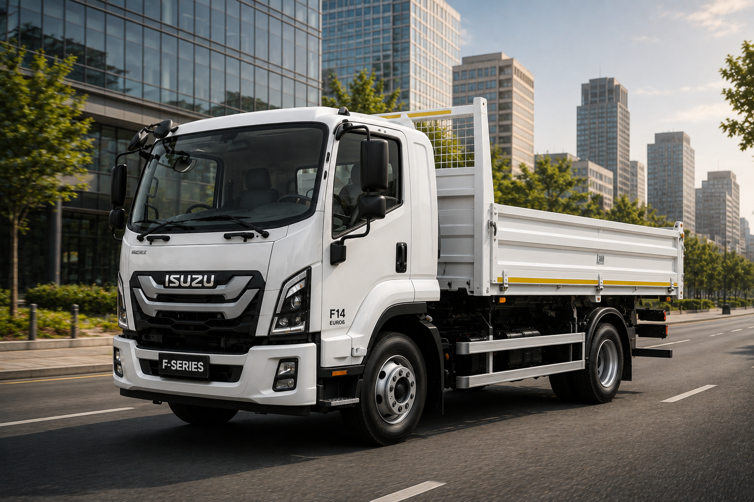 ISUZU 10-14T cu benă basculabilă