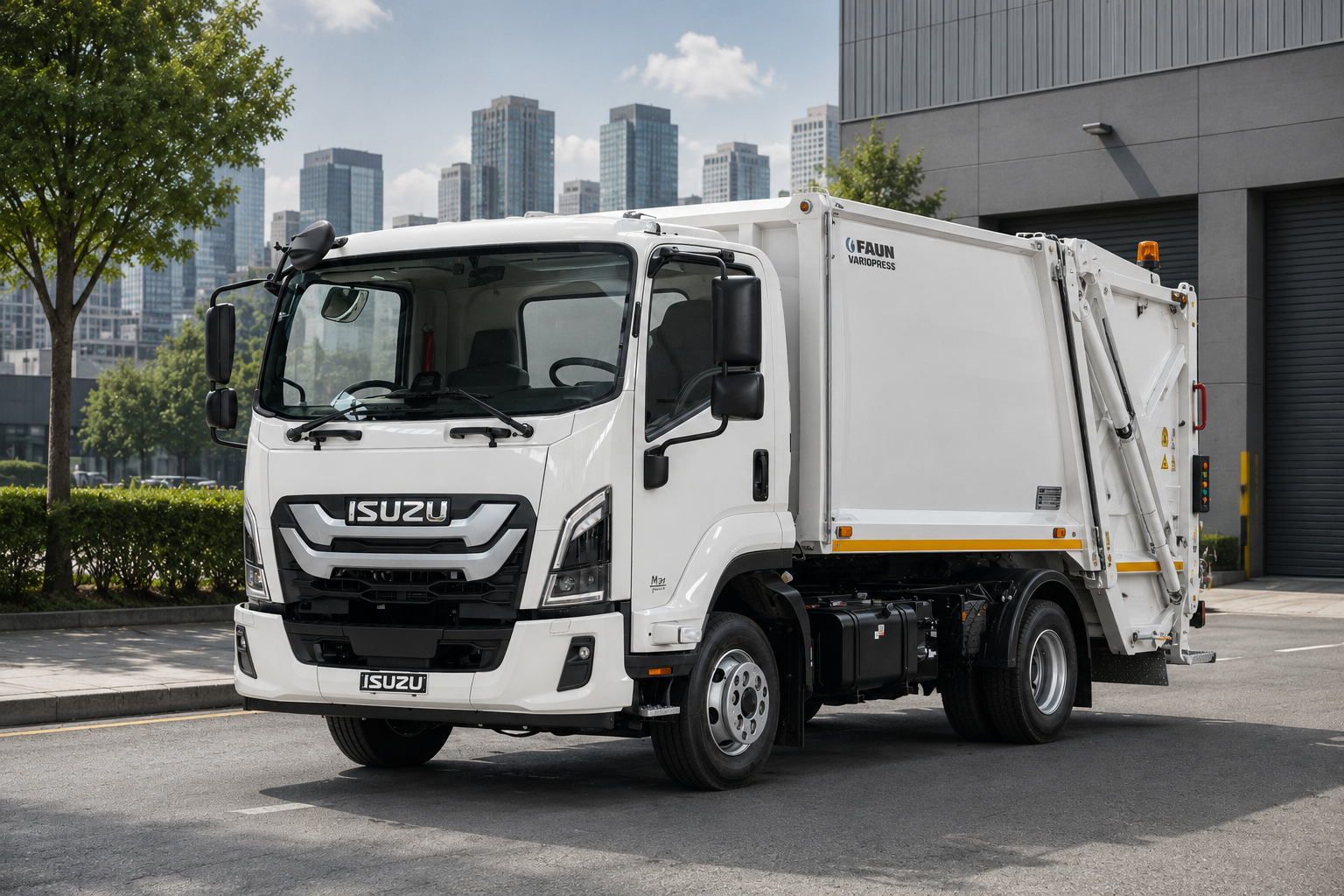 ISUZU 10-14T cu suprastructură compactor