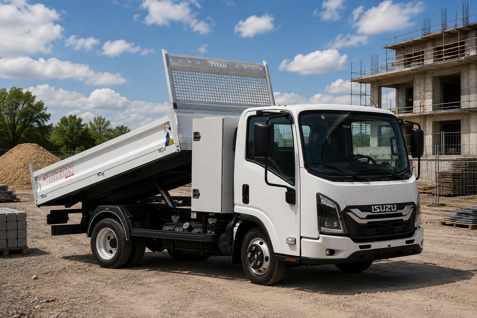 ISUZU 3,5T cu benă basculabilă