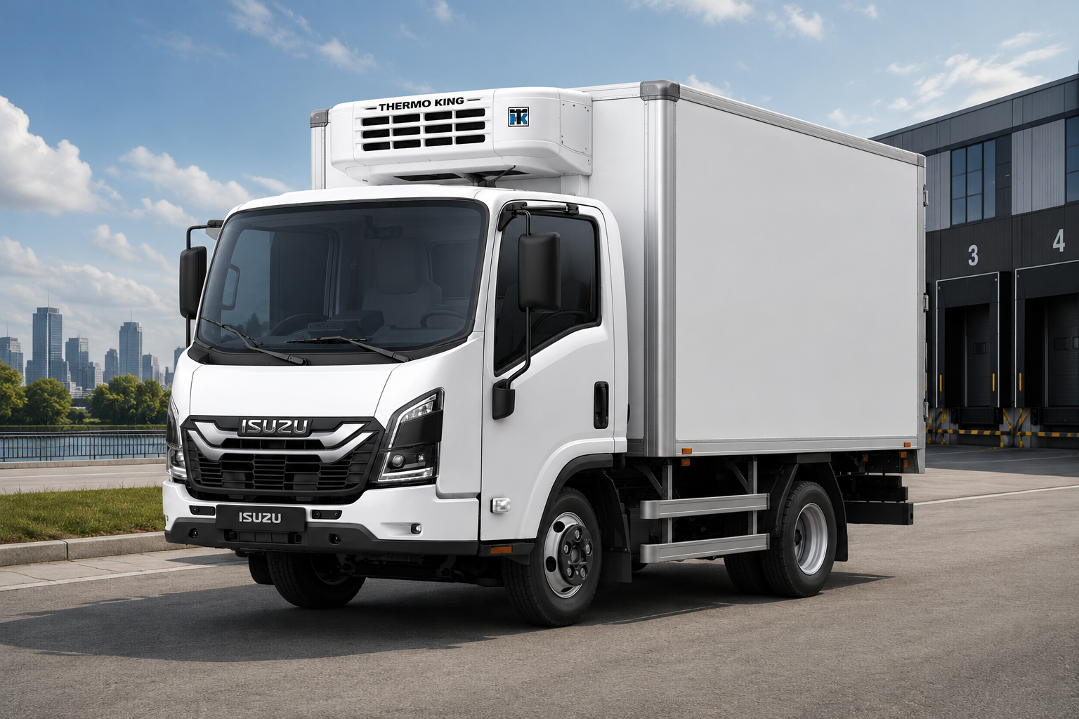 ISUZU 3,5T cu caroserie frigorifică